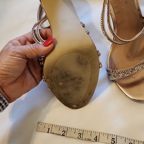 Steve Madden gold Diamond heels size 9.5 - Picture 8 of 10